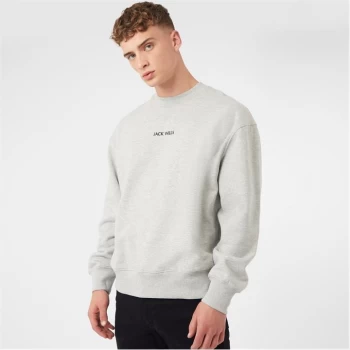 Jack Wills Eco Crew Neck Sweatshirt - Grey Marl