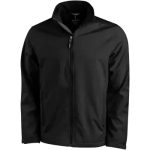 Elevate Mens Maxson Softshell Jacket (L) (Solid Black)