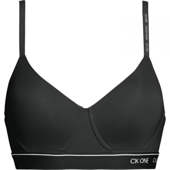 Calvin Klein Lightly Lined Bralette - Black