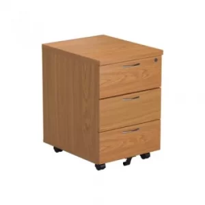 First 3 Drawer Mobile Pedestal Nova Oak TESMP3NO