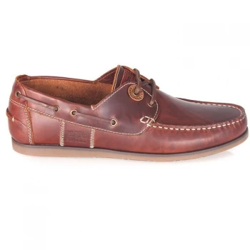 Barbour Capstan Boat Shoes - Mahogany BR73