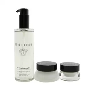 Bobbi Brown Skin Nourishing Extra Skincare Set: Cleansing Oil 200ml+ Extra Eye Repair Cream 15ml+ Extra Repair Moisture Cream 30ml 3pcs