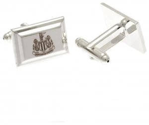 Silver Plated Newcastle Utd Crest Cufflinks