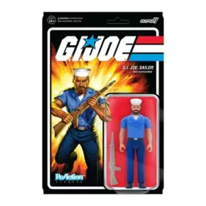 G.I. Joe Wave 3 Blueshirt Beard Light Brown Reaction Figure