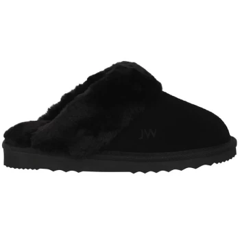 Jack Wills Mule Slippers - Black