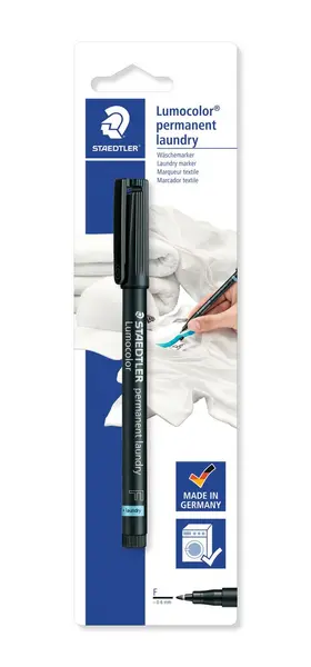 Staedtler Lumocolor Permanent Laundry Marker Line Width 0.6mm Black