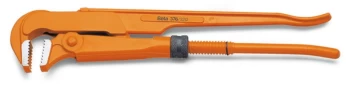 Beta Tools 376 Swedish Pattern 90˚ Flat Jaw Pipe Wrench 550mm 003760055