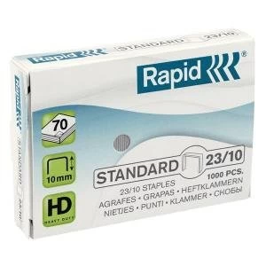 Rapid Standard 2310 Staples 10mm Shank Length Pack of 1000 24869300