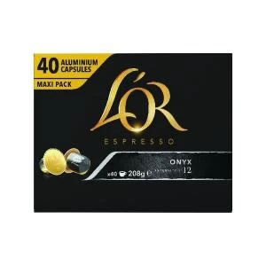 LOr Nespresso Onyx Capsules Pack of 40 4019265