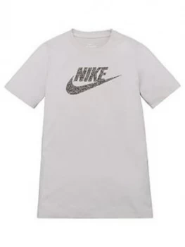 Boys, Nike Unisex NSW Zero Max Organic Cotton Tee - Grey, Size Xs