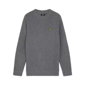 Lyle and Scott Lyle and Scott Fisherman Jumper Mens - Grey