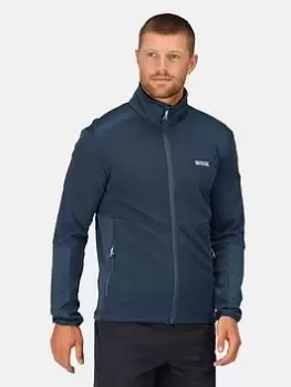 Regatta Highton Full Zip Fleece Iii, Navy Size M Men