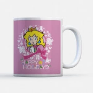 Nintendo Super Mario Peach Wreath Mug