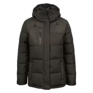 Clique Womens/Ladies Colorado Padded Jacket (XL) (Dark Grey)