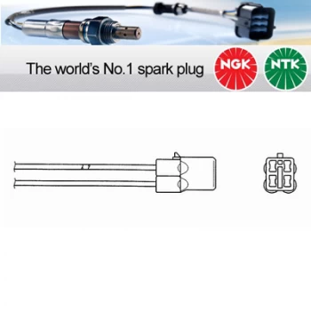 NGK OZA446-E55 / 0450 Lambda Sensor Zirconia Type Oxygen O2 Exhaust Probe