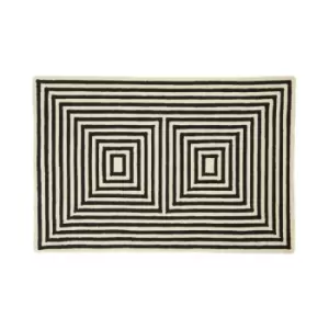 Interiors By Ph Small Black And White Rug