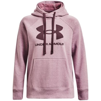 Under Armour Rival Logo Hoodie Womens - Pink