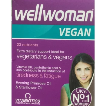 Wellwoman Vegan Tablets - 60s - 94515 - Vitabiotics