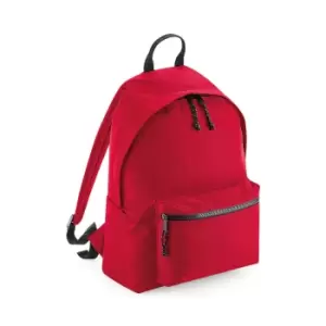 BagBase Recycled Backpack (One Size) (Classic Red)