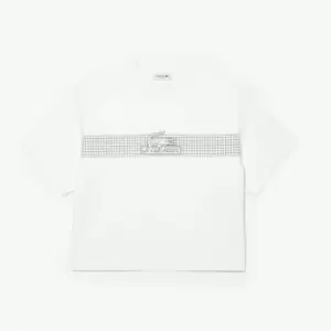 Lacoste Lacoste Print T-Shirt - White