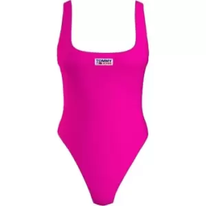 Tommy Bodywear Scoop Back Cheeky One Piece - Pink