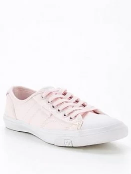 Superdry Low Pro Trainers - Pink, Size 4, Women