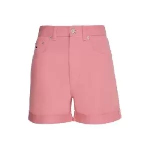 Tommy Jeans Denim Mom Shorts - Pink