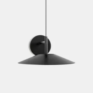 LED Dome Hanging Pendants Black IP20 14.9W 2700K