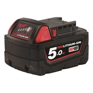 Milwaukee Power Tools M18 B2 REDLITHIUM-ION Slide Battery Pack 18V 2.0Ah Li-ion