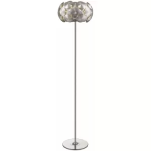 Chrome Floor Lamp CHESTER 4 Lights