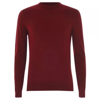 Howick Cotton Cashmere Crew Jumper - Burgundy