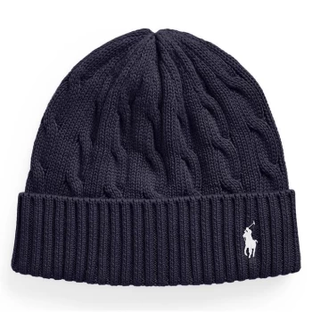 Polo Ralph Lauren Cable Knit Beanie - Hunter Navy