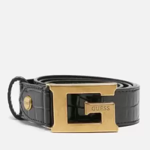 Guess Womens Raffie Adjustable Belt - Black - M