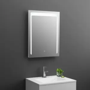 Led Bathroom Mirror with 20W Bulb 700mm h x 500mm w - Hudson Reed