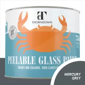 Thorndown Mercury Grey Peelable Glass Paint 750ml