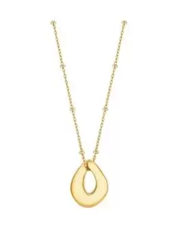 Inicio 14K Gold Plated Beaded Chain Necklace