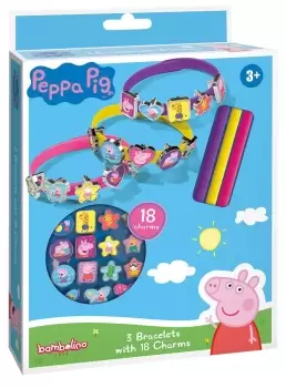 Peppa Pig Bracelets and Charms Set