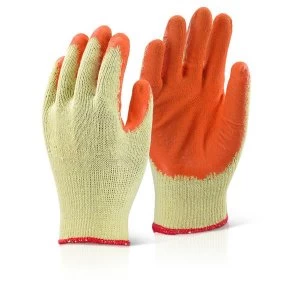 Click2000 Economy Grip Glove Orange L Ref EC8ORL Pack of 100 Up to 3