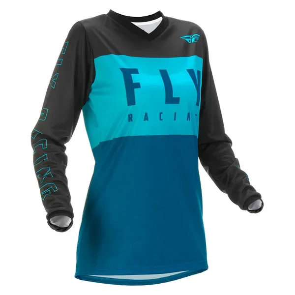 FLY Racing F-16 Aqua Dark Teal Black Size M