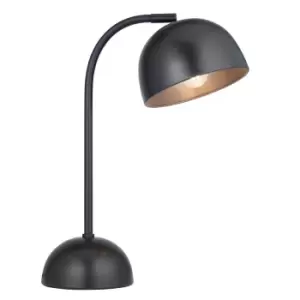 Brodey Dome Table Lamp Matt Black Paint