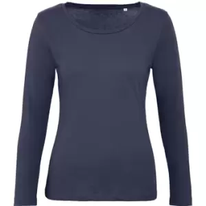 B&C Womens/Ladies Inspire Long Sleeve Tee (XS) (Urban Navy)