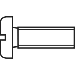 TOOLCRAFT 815870 Allen screws M5 20 mm Slot DIN 84 ISO 1207 Plastic, Polyamide 10 pc(s)