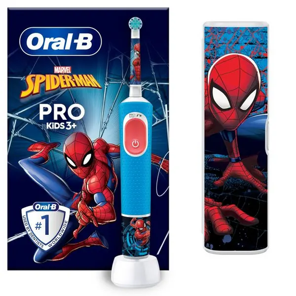 Oral B Vitality Pro Kids Spiderman Electric Toothbrush