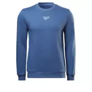 Reebok Identity Tape Crew Sweatshirt Mens - Blue