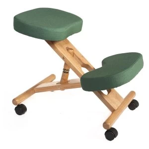 Teknik Wooden Kneeling Chair - Green