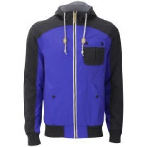 Brave Soul Mens Camden Jacket - Cobalt/Navy - S - Cobalt/Navy