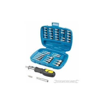 Ratchet Screwdriver Bit & Socket Set 45pce -