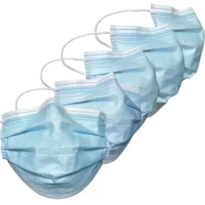 Disposable Flat Face Masks, Unvalved, for Non-medical Use, Pack of 50