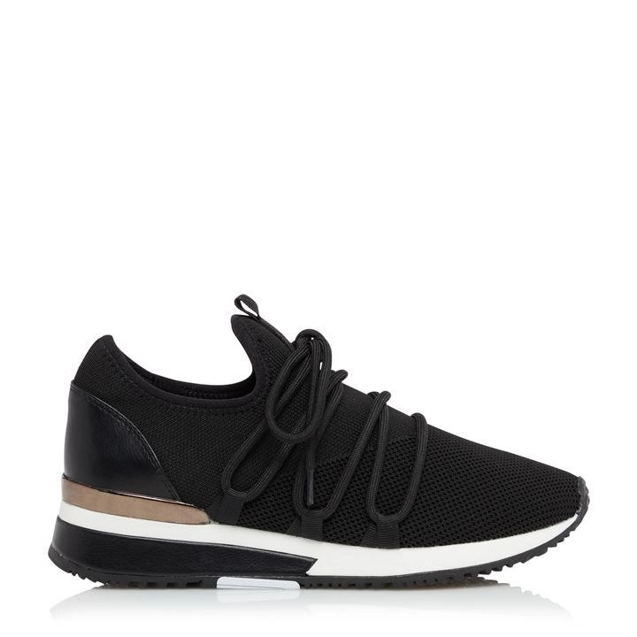 Dune Black 'Elisse' Casual Trainers - 6