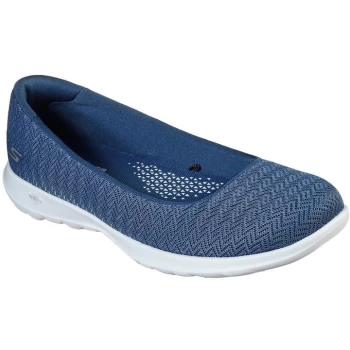 Skechers Go Walk Lite Slip On Trainers Womens - Blue